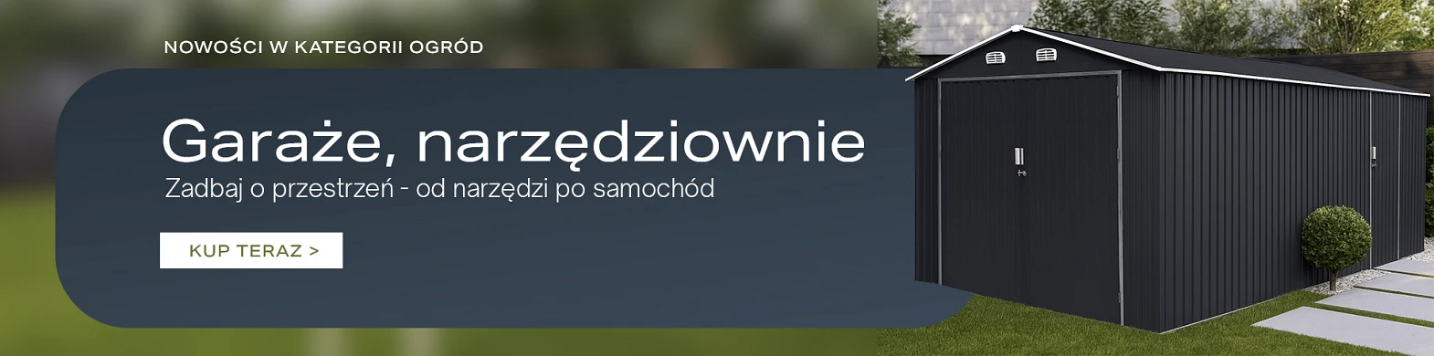 Narzęddziownie stalowe do ogrodu